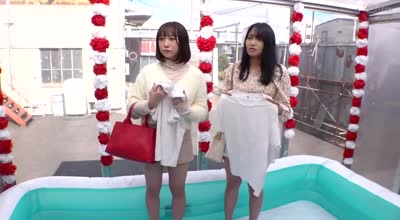 DVMM-215 青空ぬるぬるローション相撲！負ければ親友の前で公開デカチン即ハメ！超密着ヌルすべSEXで何度イってもやめない連続中出し！